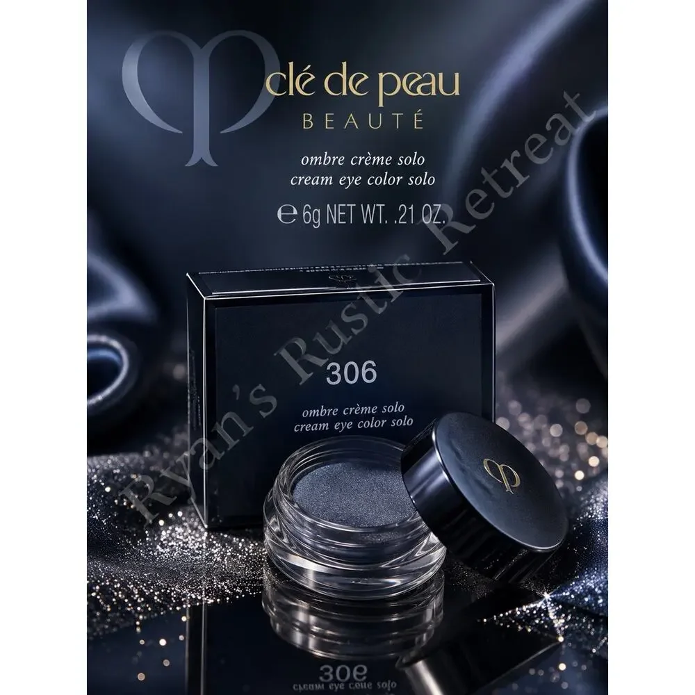 Clé de Peau Beauté Ombre Cream Solo Eye Color #306 Shiny Steel Gray (BN)